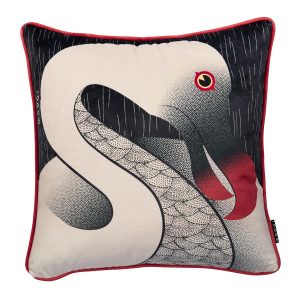 MOOOI decoratiekussen MO Dodo Pavone – 50×50 / 20×20 Inch cm – zwart MOOOI decoratiekussen MO Dodo Pavone – 50×50 / 20×20 Inch cm – zwart