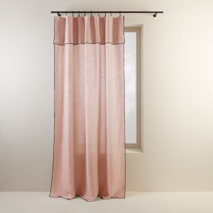 Madura Gordijn Carlina poederroze en zwarte hommel 350×280 cm Madura Gordijn Carlina poederroze en zwarte hommel 350×280 cm