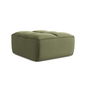 LaMiaSofa Poef Belluno – velours – olijf – 80x93x43 LaMiaSofa Poef Belluno – velours – olijf – 80x93x43
