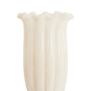 Light & Living vaas SEDONA – Ø23.5x38cm – wit Light & Living vaas SEDONA – Ø23.5x38cm – wit