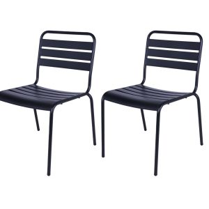 MaximaVida metalen tuinstoel Max zwart – doos per 2 stuks MaximaVida metalen tuinstoel Max zwart – doos per 2 stuks