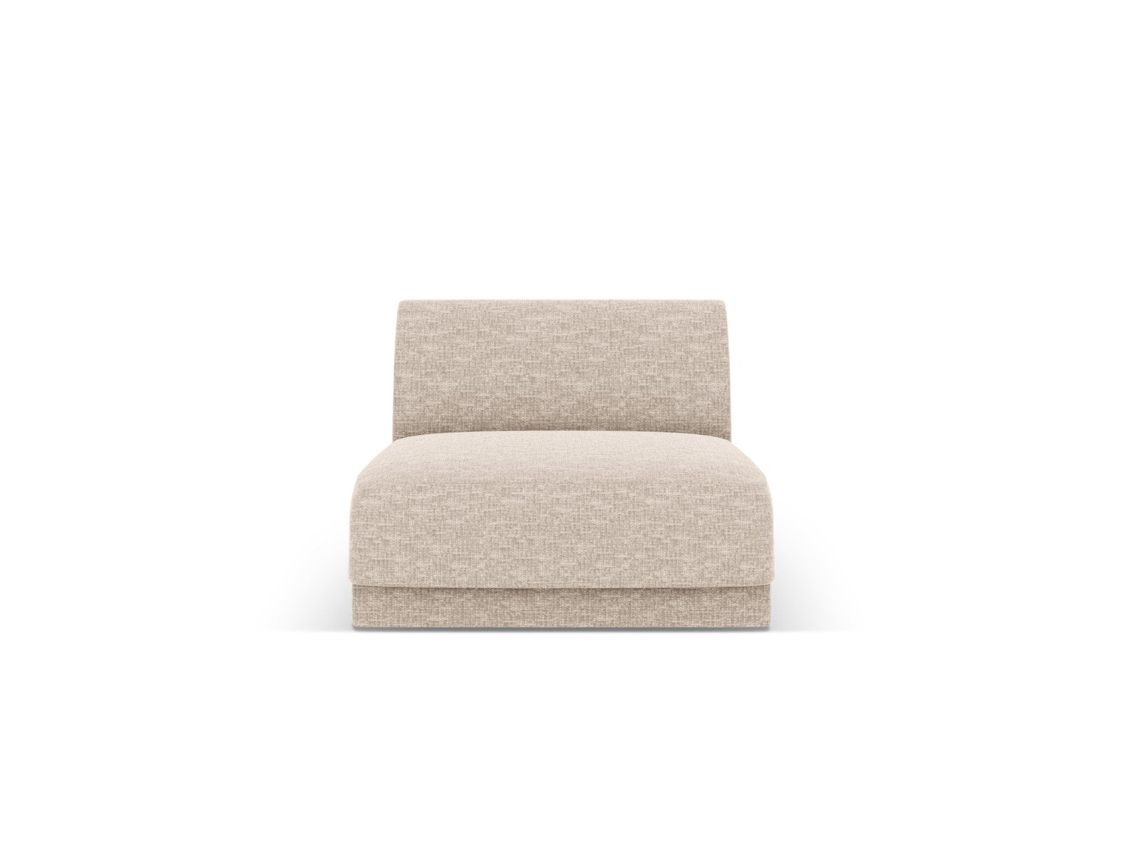 Micadoni Module Miley chenille beige - 90x75x70cm