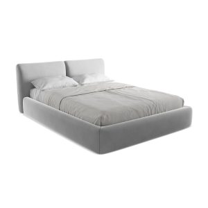 LaMiaSofa Bed met opbergruimte Milano – velours – grijs – 180x228x82 LaMiaSofa Bed met opbergruimte Milano – velours – grijs – 180x228x82