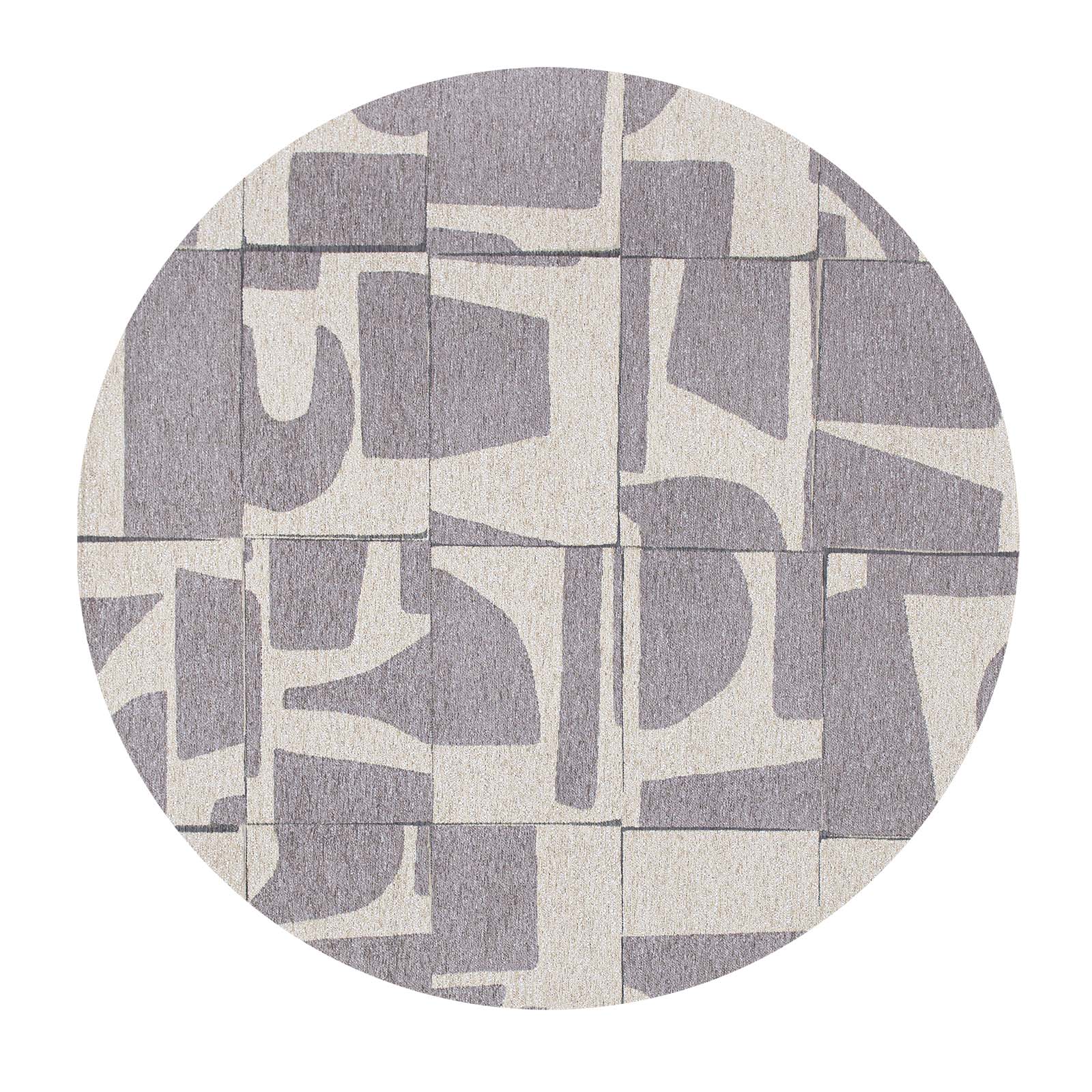 Dropouts vloerkleed String - grijs - 240x240cm
