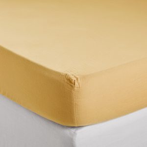 Madura Hoeslaken Lou strogeel 70×140 cm Madura Hoeslaken Lou strogeel 70×140 cm