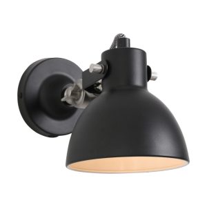 Mexlite wandlamp cera – 1 lichts – 13x 16 cm – zwart Mexlite wandlamp cera – 1 lichts – 13x 16 cm – zwart