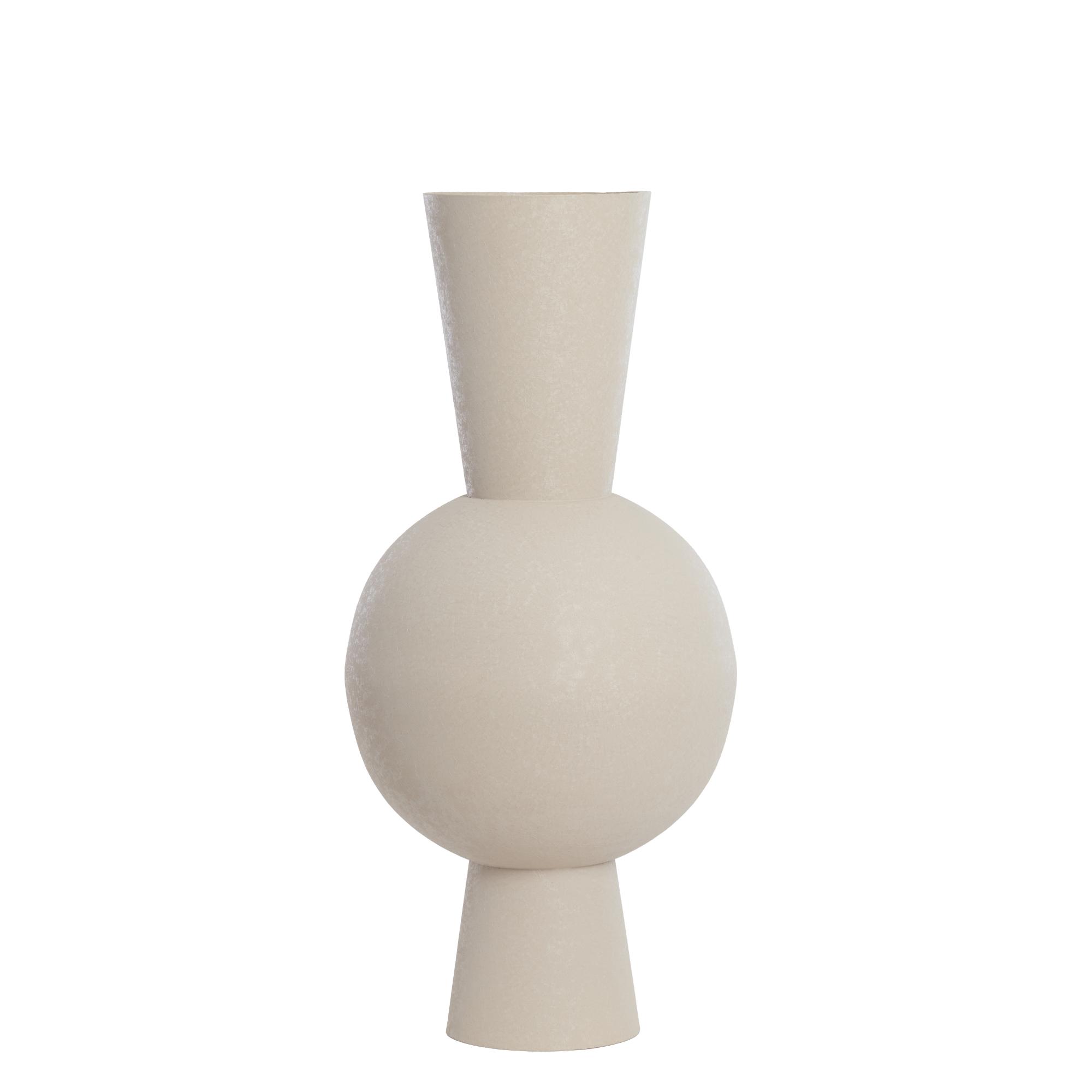 Light & Living vaas Chedi - grijs - Ø39cm