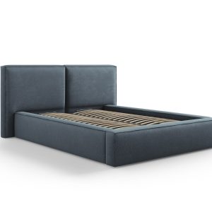 Micadoni Opbergbed met hoofdeinde Jodie 140x200cm, structurele stof, b Micadoni Opbergbed met hoofdeinde Jodie 140x200cm, structurele stof, b