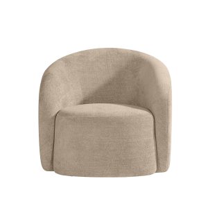 LABEL51 Fauteuil Alby – Beige Stof – 84x82x79cm LABEL51 Fauteuil Alby – Beige Stof – 84x82x79cm