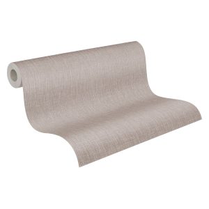Livingwalls behang linnenstructuur taupe grijs – 53 cm x 10.05 m – AS- Livingwalls behang linnenstructuur taupe grijs – 53 cm x 10.05 m – AS-