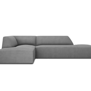 Micadoni linker hoekbank Ruby 4-zits, structurele stof, grijs – 180×27 Micadoni linker hoekbank Ruby 4-zits, structurele stof, grijs – 180×27