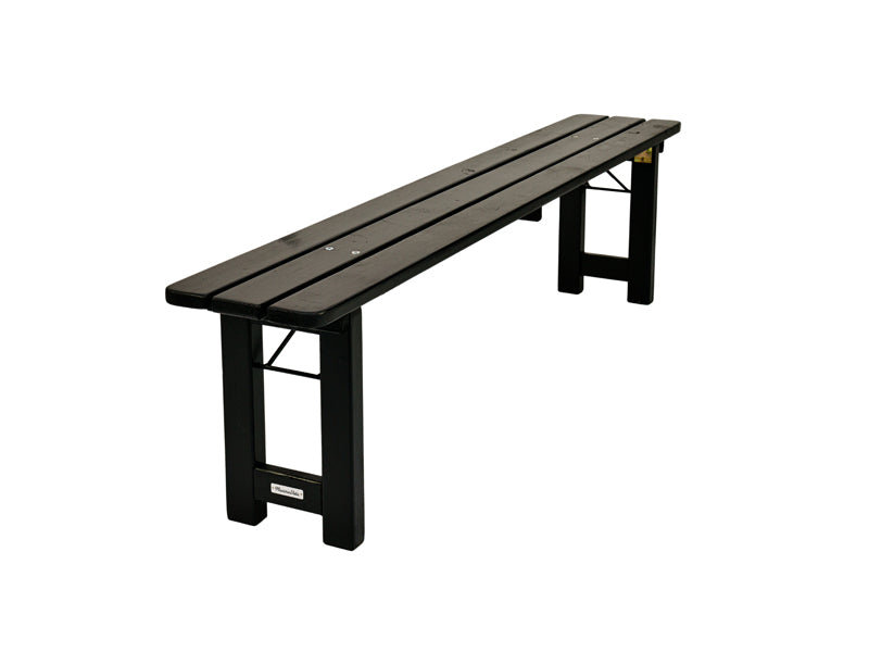 MaximaVida inklapbare picknickbank Riga 200 x 25 cm blackwash - FSC vu
