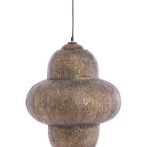 Light & Living hanglamp RYOTA – bruin – Ø42×50.5cm Light & Living hanglamp RYOTA – bruin – Ø42×50.5cm