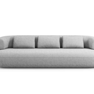 Micadoni Bank Jenny 4-zits, chenille, geld – 90x226x73cm Micadoni Bank Jenny 4-zits, chenille, geld – 90x226x73cm