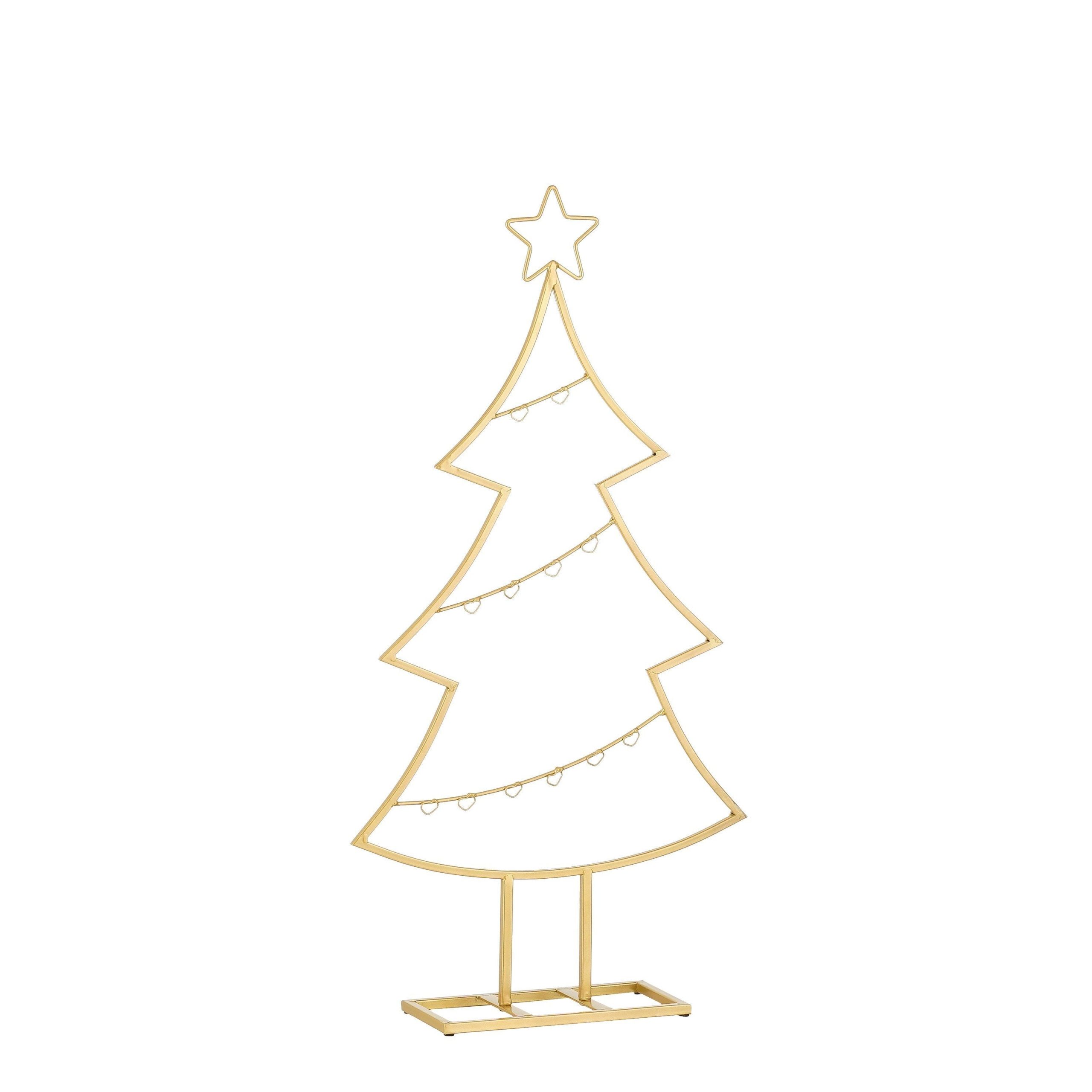 Mica Decorations Decoratie boom goud - l40xb12xh78,5cm