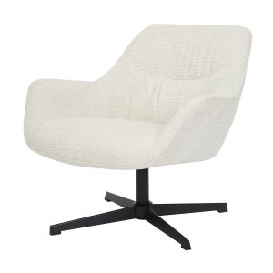 Livingfurn fauteuil Daphne Sand – beige – stof Livingfurn fauteuil Daphne Sand – beige – stof