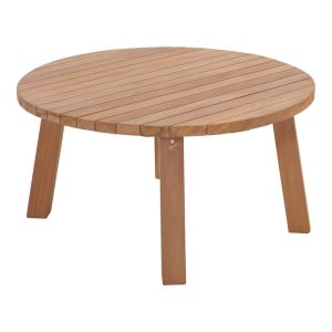 Lesli Living tuintafel teak – zwart – Ø80x40cm Lesli Living tuintafel teak – zwart – Ø80x40cm