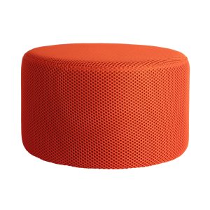 Leitmotiv poef Retro Mesh – oranje – Ø50cm Leitmotiv poef Retro Mesh – oranje – Ø50cm