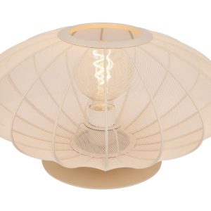Lucide tafellamp CORINA – 1xE27 – Beige Lucide tafellamp CORINA – 1xE27 – Beige
