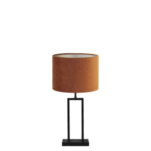 Light & Living tafellamp Shiva/Velours – zwart, terra – 30x30x62cm Light & Living tafellamp Shiva/Velours – zwart, terra – 30x30x62cm