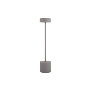 Leitmotiv tafellamp Ganar LED – grijs – Ø8cm Leitmotiv tafellamp Ganar LED – grijs – Ø8cm