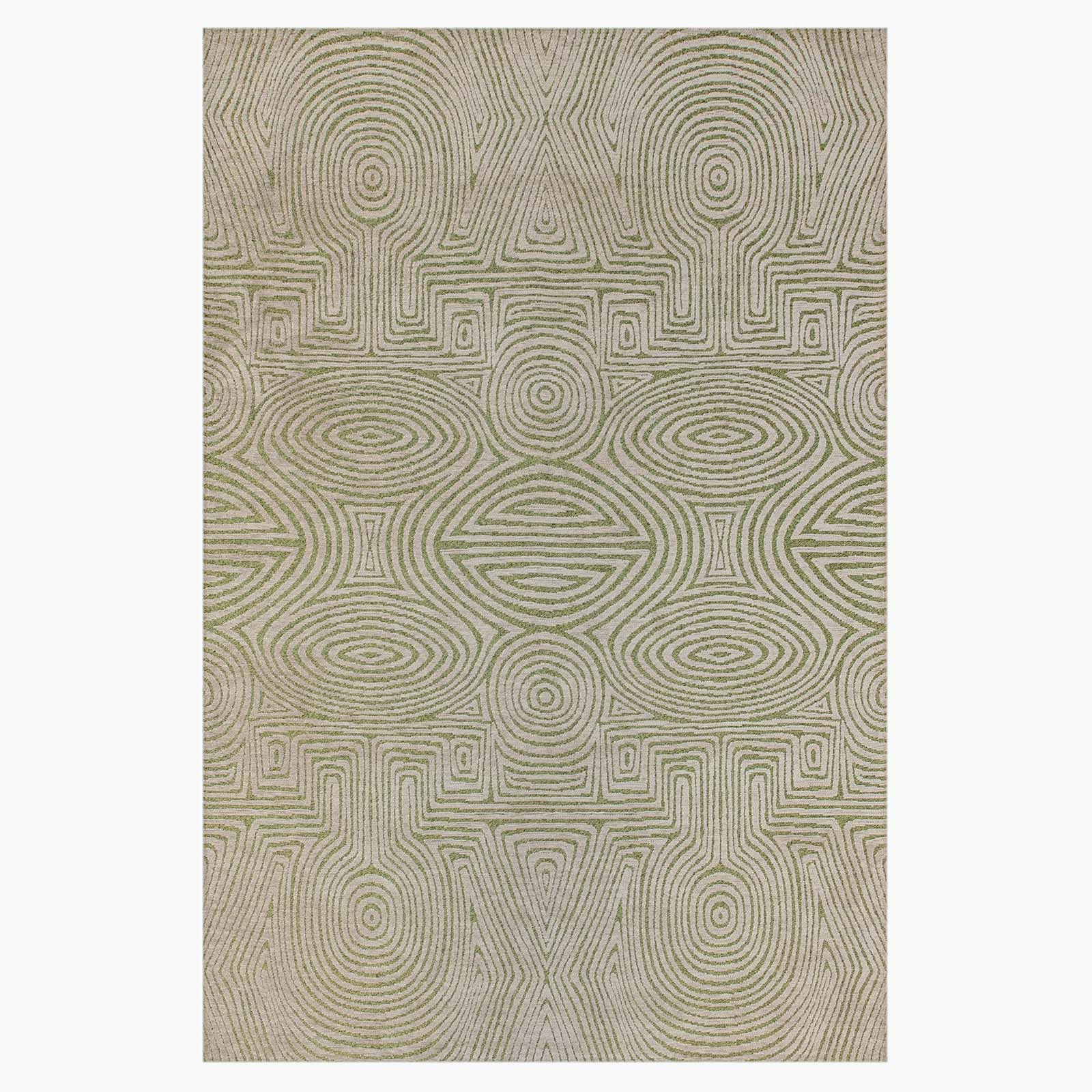 Lola&Moi vloerkleed Green Beach - groen - 170x240cm