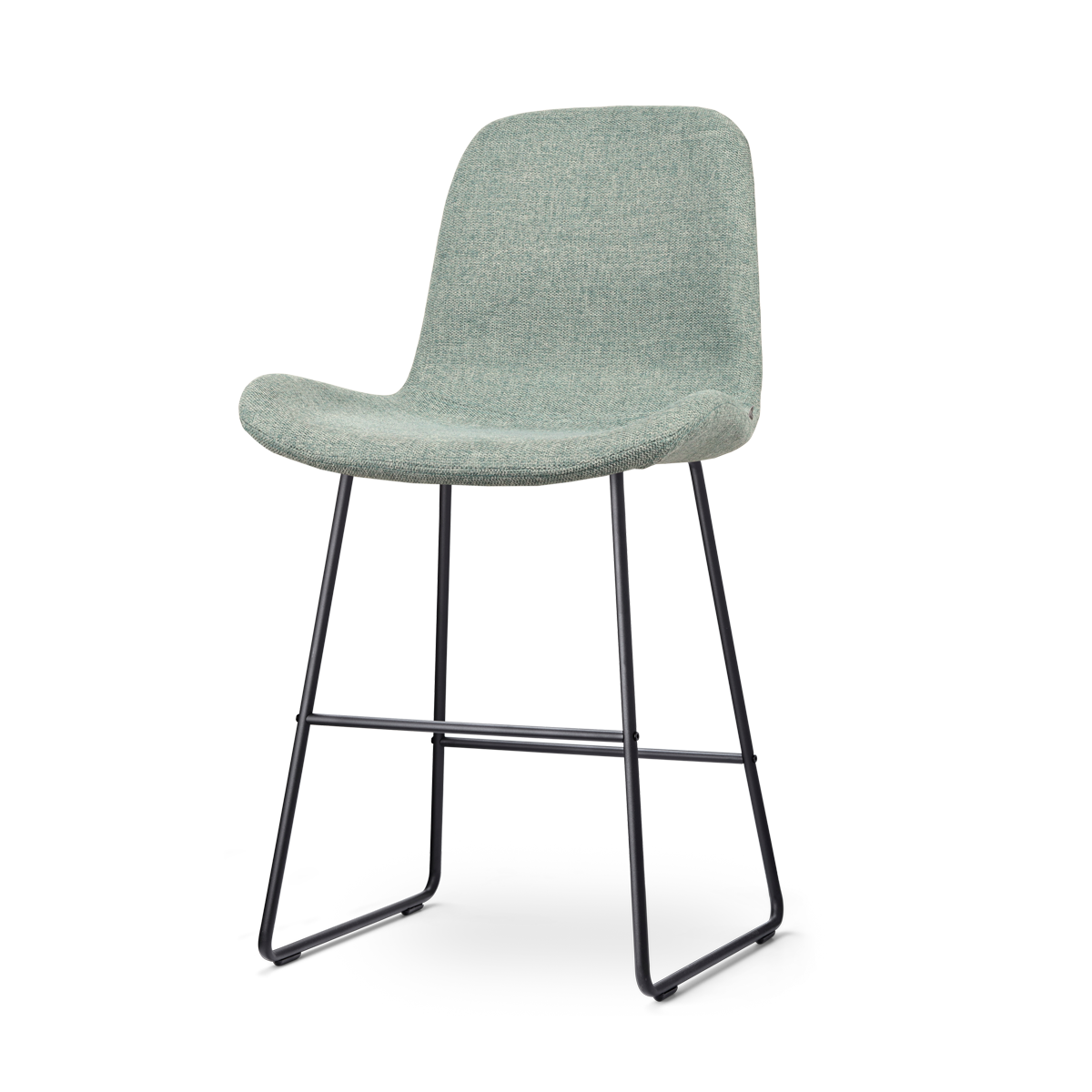 Nolon Nino-Fé Barkruk Zacht Groen - Zwart Onderstel - 65 cm