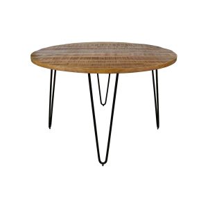 Kick eettafel Triangle rond – 140cm – Mango Kick eettafel Triangle rond – 140cm – Mango