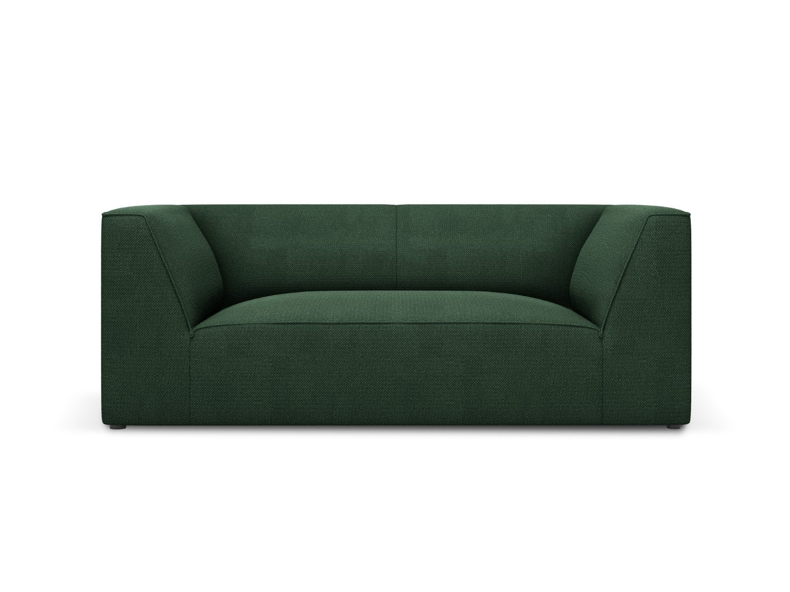 Micadoni Bank Ruby 2-zits, structurele stof, groente - 93x174x69cm