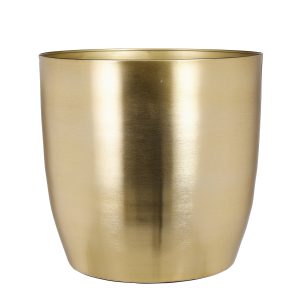 Mica Decorations Alano Bloempot – H27 x Ø28 cm – Metaal – Goud Mica Decorations Alano Bloempot – H27 x Ø28 cm – Metaal – Goud