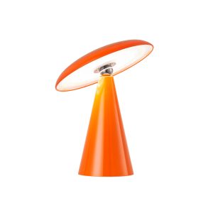 Leitmotiv tafellamp Phoebe LED – oranje – 23x23x26cm – Paddenstoellamp Leitmotiv tafellamp Phoebe LED – oranje – 23x23x26cm – Paddenstoellamp