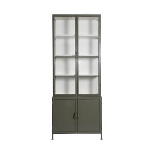 New Routz Vitrinekast Detroit small olijf groen New Routz Vitrinekast Detroit small olijf groen