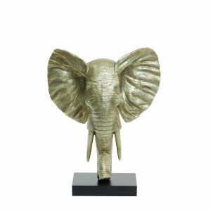 Light & Living ornament Elephant – goud – 38.5×19.5x49cm Light & Living ornament Elephant – goud – 38.5×19.5x49cm
