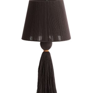 Light & Living tafellamp ESPINO – bruin – Ø31x58cm