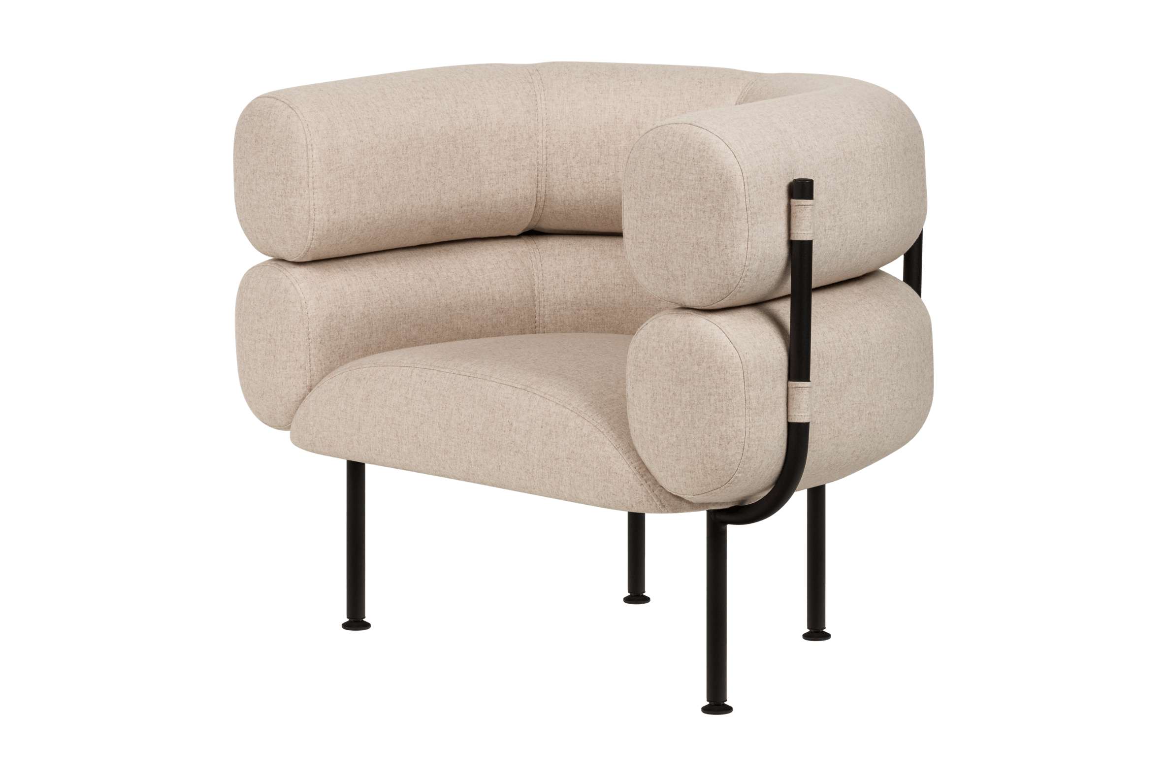 noo.ma UBI Fauteuil - Classic Beige Wool
