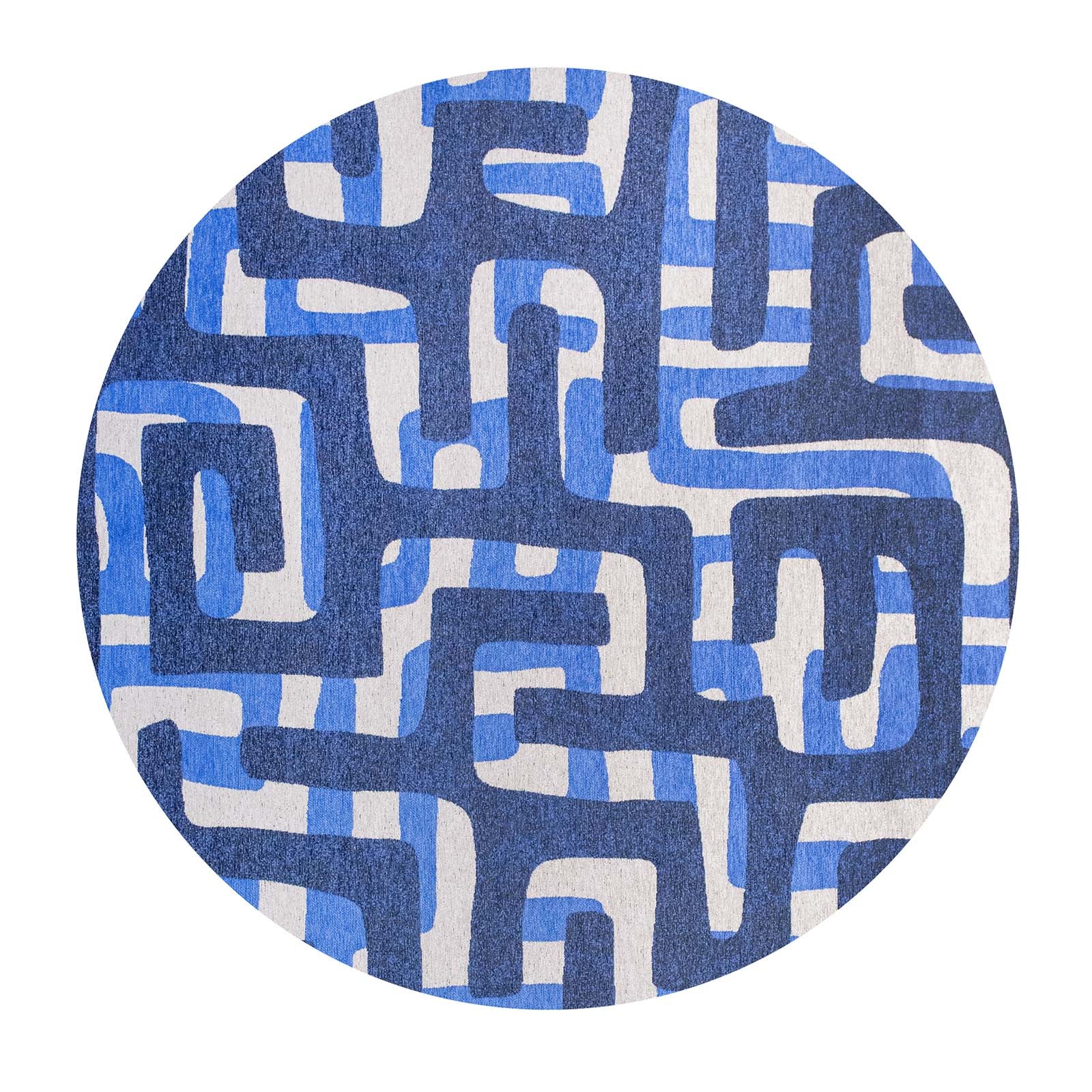 Louis De Poortere vloerkleed Ultramarine - blauw - 240x240cm