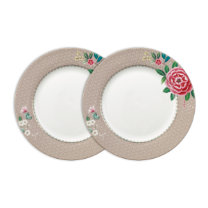 Pip Studio Blushing Birds Dinerborden – Servies – Set van 2 borden – K Pip Studio Blushing Birds Dinerborden – Servies – Set van 2 borden – K