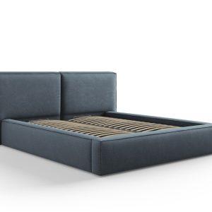 Micadoni Opbergbed met hoofdeinde Jodie 160x200cm, structurele stof, b Micadoni Opbergbed met hoofdeinde Jodie 160x200cm, structurele stof, b