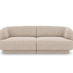 Micadoni Bank Miley 2-zits, chenille, beige – 90x180x70cm Micadoni Bank Miley 2-zits, chenille, beige – 90x180x70cm