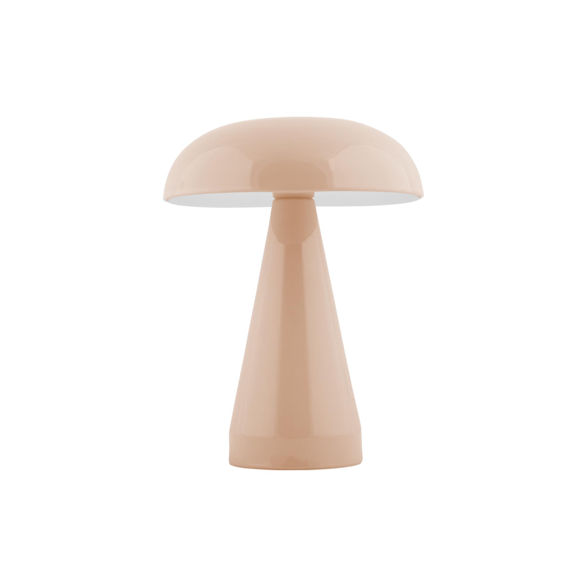 Leitmotiv tafellamp Rachel LED - bruin - 15.5x15.5x20.5cm - Paddenstoe