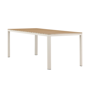 Nest outdoor Ingo Polywood Tuintafel Beige – 210 x 90 cm Nest outdoor Ingo Polywood Tuintafel Beige – 210 x 90 cm