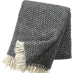 Klippan 100% wollen deken – Knut – donkergrijs – 130x200cm Klippan 100% wollen deken – Knut – donkergrijs – 130x200cm