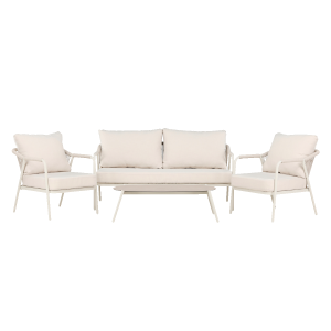Nest outdoor Sienna 4 delige tuin loungeset beige Nest outdoor Sienna 4 delige tuin loungeset beige