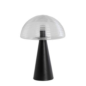 Light & Living tafellamp Mueda – zwart – Ø30cm Light & Living tafellamp Mueda – zwart – Ø30cm