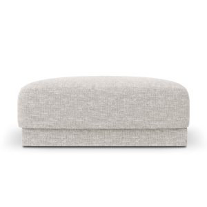 Micadoni Poef Miley chenille, lichtgrijs – 90x90x40cm Micadoni Poef Miley chenille, lichtgrijs – 90x90x40cm