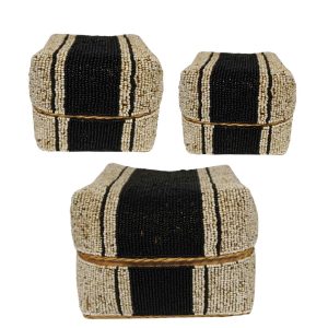 NOA MAY Offermand Leyo – naturel/zwart – bamboe – 20 x 20 x 15 cm NOA MAY Offermand Leyo – naturel/zwart – bamboe – 20 x 20 x 15 cm