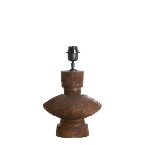 Light & Living lampvoet Fiera – bruin – Ø23cm Light & Living lampvoet Fiera – bruin – Ø23cm