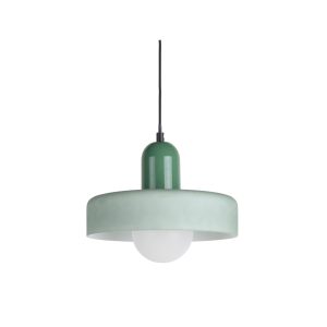 Leitmotiv hanglamp Opaco Grato – groen – Ø25cm Leitmotiv hanglamp Opaco Grato – groen – Ø25cm