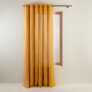 Madura Gordijn Carlina oker en zwarte hommel 144×280 cm