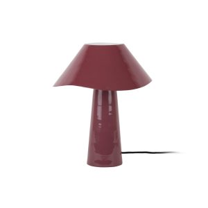 Leitmotiv tafellamp Ameno – paars – 28x28x33cm – Paddenstoellamp Leitmotiv tafellamp Ameno – paars – 28x28x33cm – Paddenstoellamp
